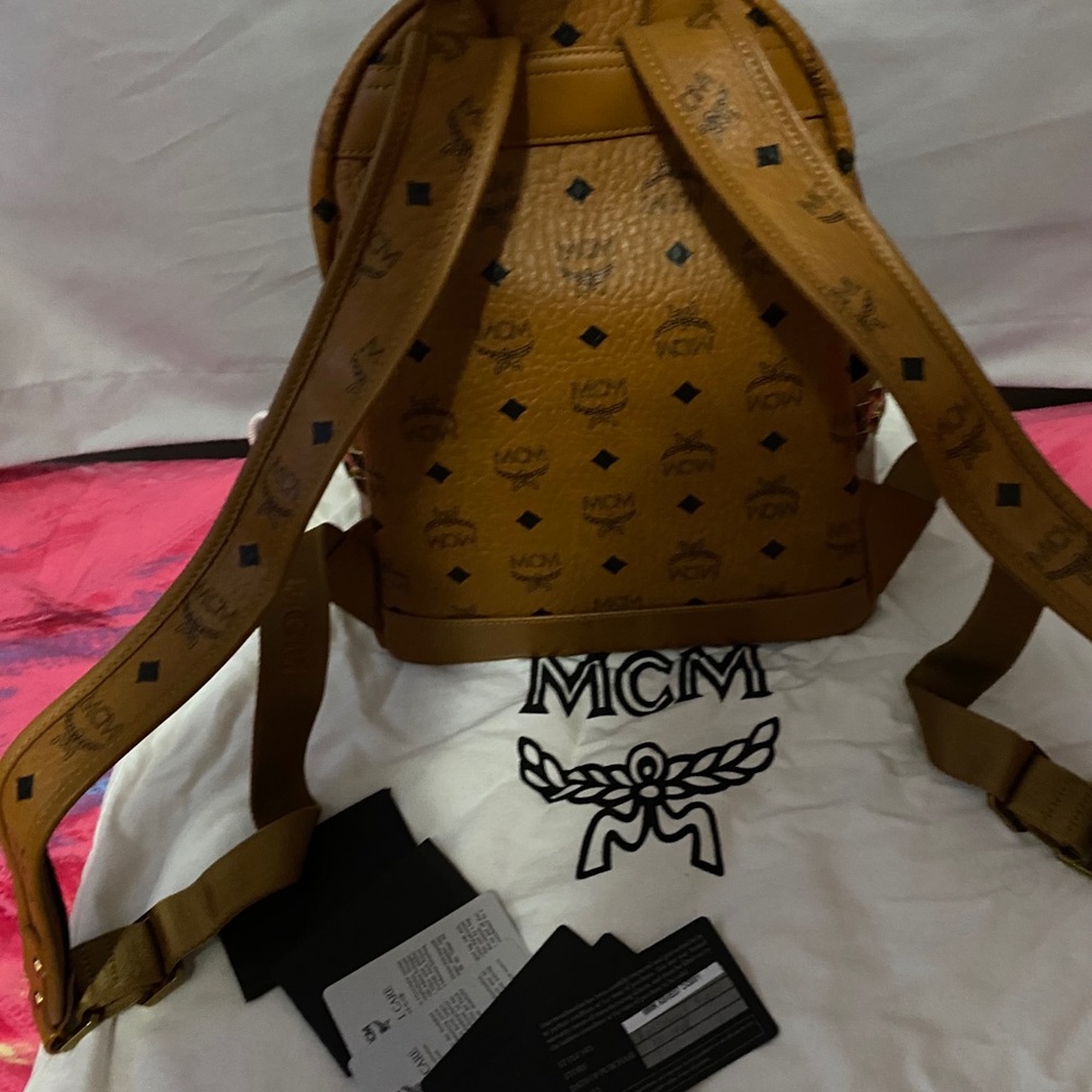 Mcm Stark Side Stud Small Backpack - image 2